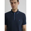 Mavi 062373-28417 Yaka Detaylı Lacivert Polo Tişört
