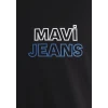 Mavi 066841-900 Mavi Jeans Baskılı Siyah Tişört