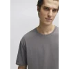Mavi 0610136-80618 Stretch Gri Basic Tişört