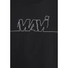 Mavi 0610254-900 Mavi Logo Baskılı Siyah Tişört