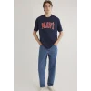 Mavi 0611711-84371 Mavi Logo Baskılı Lacivert Tişört