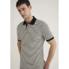 Mavi 0611843-70055 Mavi Black Çizgili Polo Tişört