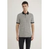 Mavi 0611843-70055 Mavi Black Çizgili Polo Tişört