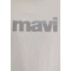 Mavi 0612522-70074 Mavi Logo Sırt Baskılı Gri Tişört