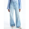 XSIDE Mavi Yüksek Bel Wideleg Kadın Jean Pantolon