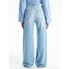 XSIDE Mavi Yüksek Bel Wideleg Kadın Jean Pantolon
