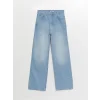 XSIDE Mavi Yüksek Bel Wideleg Kadın Jean Pantolon
