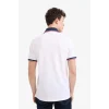 Defacto D7666 Beyaz Slim Fit Dar Kesim Pamuklu Kısa Kollu Polo Tişört