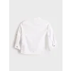 LCW Kids Beyaz Hakim Yaka Uzun Kollu Basic Erkek Bebek Gömlek