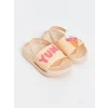 LCW STEPS Pembe Baskılı Kız Bebek Sandalet