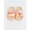 LCW STEPS Pembe Baskılı Kız Bebek Sandalet