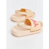 LCW STEPS Pembe Baskılı Kız Bebek Sandalet