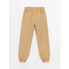 LCW Kids Bej Beli Lastikli Basic Erkek Çocuk Jogger Pantolon