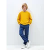 LCW Kids Indigo Beli Lastikli Erkek Çocuk Jogger Jean Pantolon