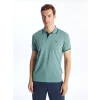 LCWAIKIKI Classic Yeşil Polo Yaka Kısa Kollu Pike Erkek Tişört