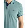 LCWAIKIKI Classic Yeşil Polo Yaka Kısa Kollu Pike Erkek Tişört