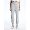 XSIDE Gri Kadın Beli Lastikli Düz Jogger Eşofman Altı