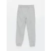 XSIDE Gri Kadın Beli Lastikli Düz Jogger Eşofman Altı