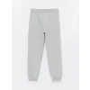 XSIDE Gri Kadın Beli Lastikli Düz Jogger Eşofman Altı