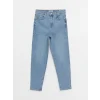 LCW Jeans Indigo Mom Fit Kadın Jean Pantolon