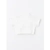 LCW Kids Beyaz Kısa Kollu Basic Kız bebek Gömlek