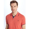 LCWAIKIKI Classic Turuncu Polo Yaka Kısa Kollu Pike Erkek Tişört