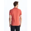 LCWAIKIKI Classic Turuncu Polo Yaka Kısa Kollu Pike Erkek Tişört