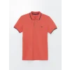 LCWAIKIKI Classic Turuncu Polo Yaka Kısa Kollu Pike Erkek Tişört