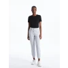 LCW Vision Gri Beli Lastikli Kadın Jogger Eşofman Altı