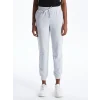 LCW Vision Gri Beli Lastikli Kadın Jogger Eşofman Altı