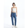 LCW Jeans Indigo Mom Fit Kadın Jean Pantolon