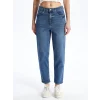 LCW Jeans Indigo Mom Fit Kadın Jean Pantolon