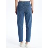 LCW Jeans Indigo Mom Fit Kadın Jean Pantolon