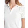 LCWAIKIKI Basic Ekru Polo Yaka Düz Kısa Kollu Kadın Tişört