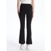 XSIDE Siyah Beli Lastikli İspanyol Paça Kadın Tayt Pantolon