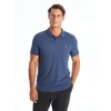 LCWAIKIKI Classic Lacivert Polo Yaka Kısa Kollu Pike Erkek Tişört