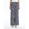 LCW Modest Mavi Beli Lastikli Desenli Kadın Palazzo Pantolon