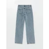 LCW Modest Indigo Straight Fit Kadın Jean Pantolon