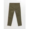 LCWAIKIKI Classic Haki Dar Kalıp Gabardin Erkek Chino Pantolon
