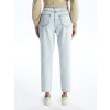 LCW Modest Mavi Mom Fit Kadın Jean Pantolon