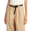 LCW Vision Kahverengi Beli Kemerli Rahat Kalıp Kadın Pantolon