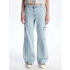 LCW Jeans Indigo Wideleg Kadın Kargo Jean Pantolon