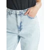 LCW Modest Indigo Mom Fit Kadın Jean Pantolon