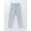 LCW Modest Indigo Mom Fit Kadın Jean Pantolon