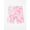 LCW Kids Pembe Bisiklet Yaka Batik Desenli Kız Çocuk Atlet ve Tayt