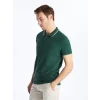 LCWAIKIKI Classic Yeşil Polo Yaka Kısa Kollu Erkek Tişört