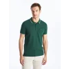 LCWAIKIKI Classic Yeşil Polo Yaka Kısa Kollu Erkek Tişört