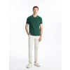 LCWAIKIKI Classic Yeşil Polo Yaka Kısa Kollu Erkek Tişört