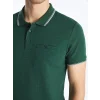 LCWAIKIKI Classic Yeşil Polo Yaka Kısa Kollu Erkek Tişört