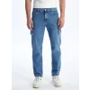 LCW Jeans Indigo 700 Straight Fit Erkek Kargo Jean Pantolon